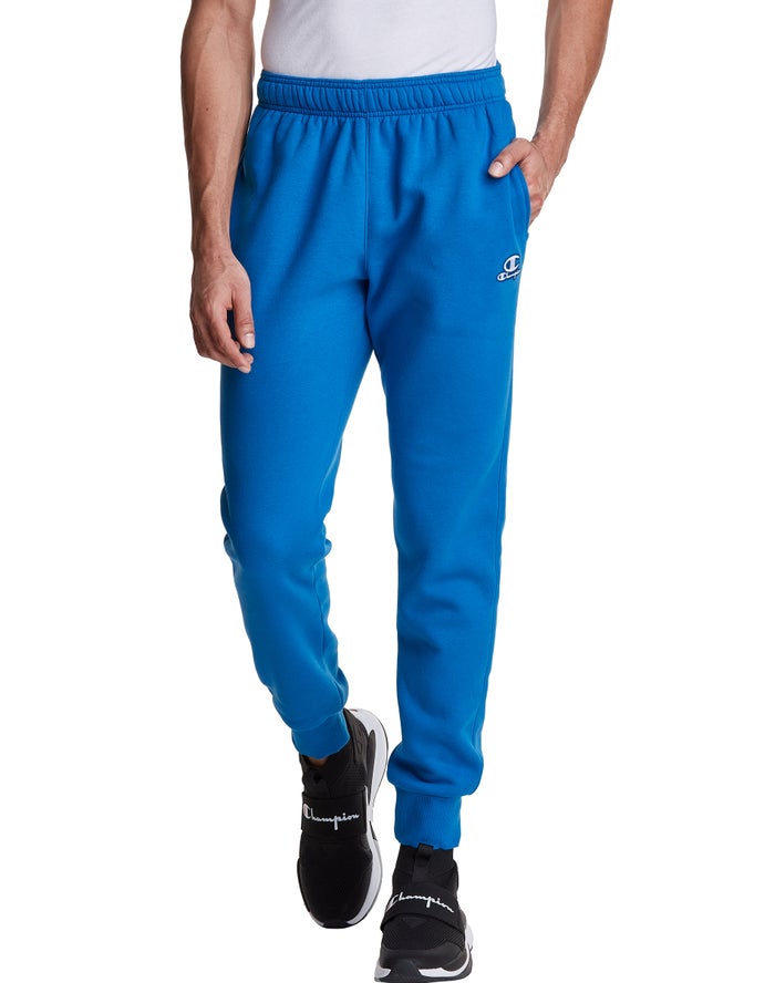 Pantaloni Jogging Champion Classic Fleece Barbati Albastri - Romania XQMSGNL-15